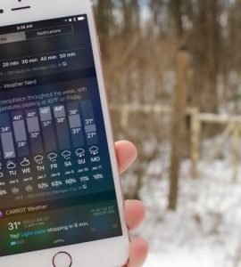 weather widgets iphone