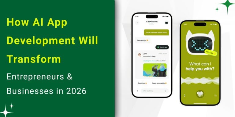 How AI App Development Will Transform Entrepreneurs & Businesses in 2026