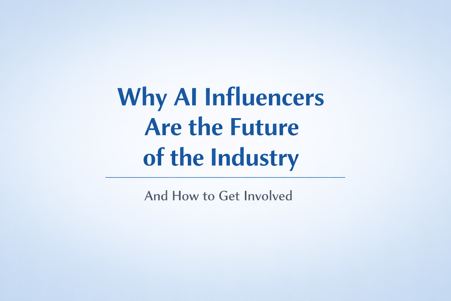 AI Influencer