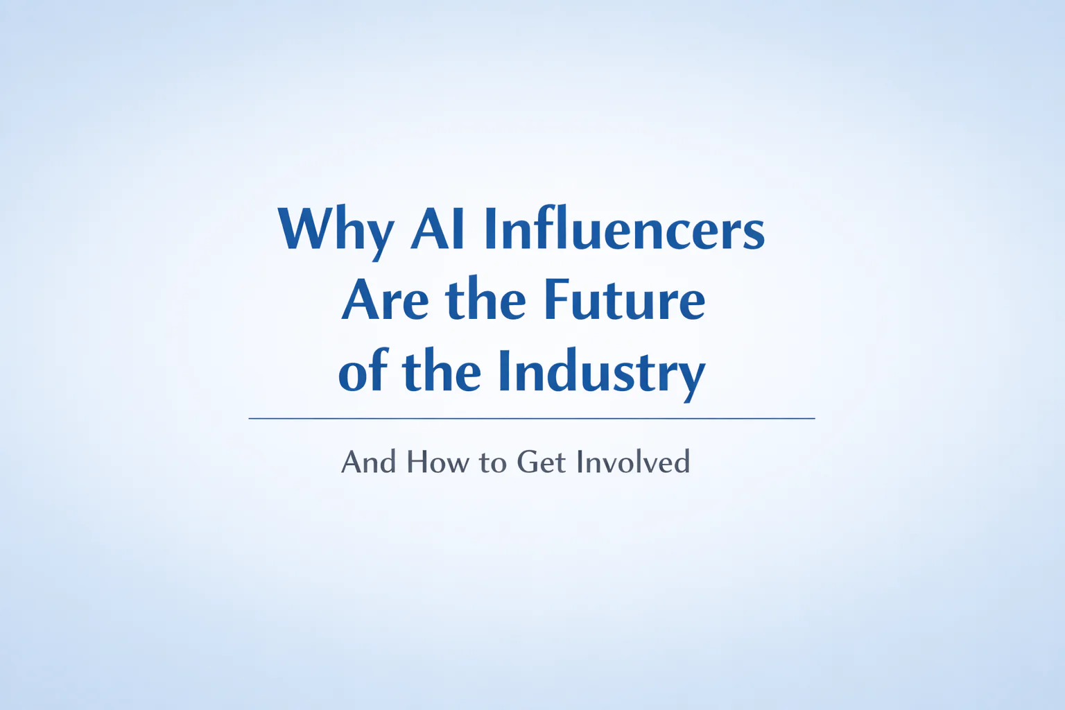 AI Influencer