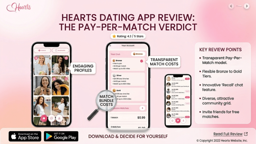 Hearts Dating App Review