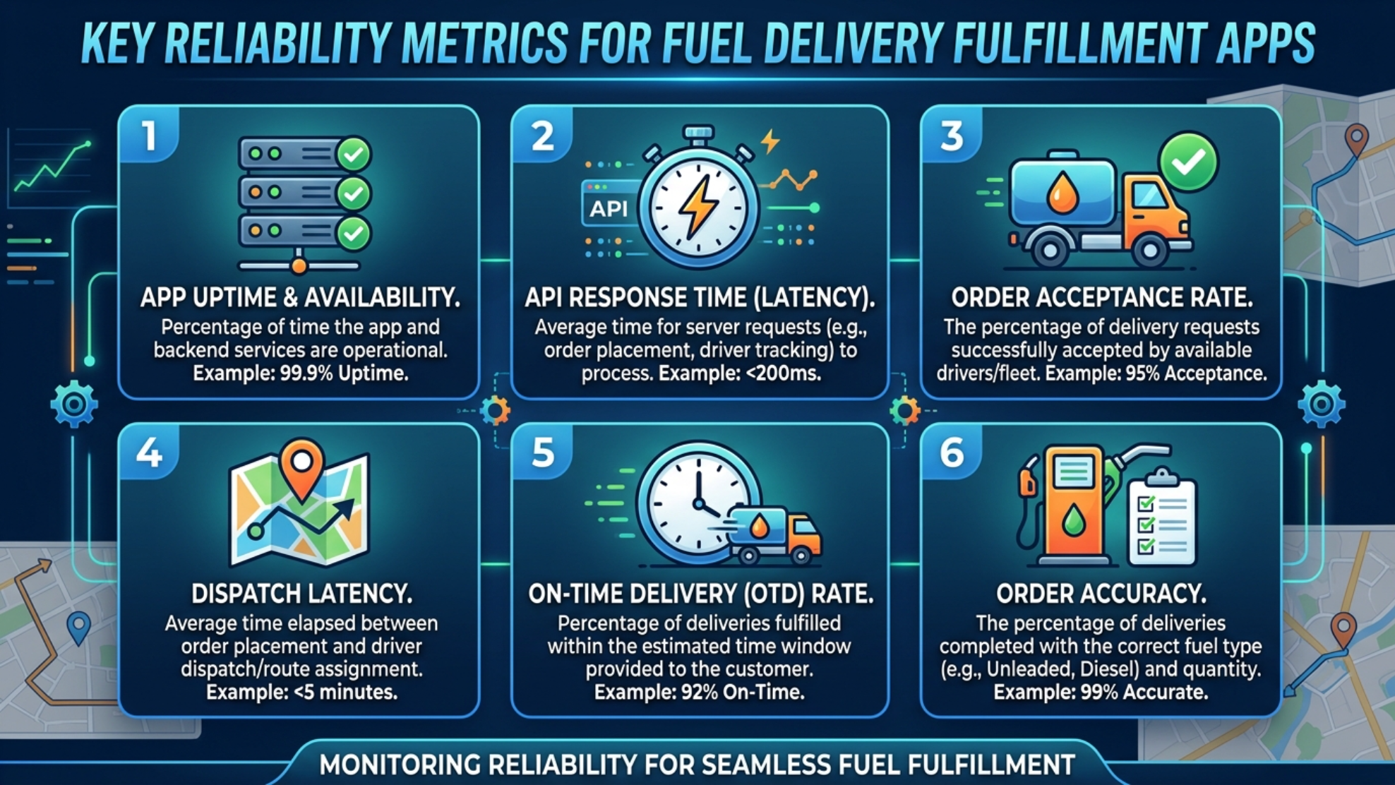 Reliability Metrics for Fuel Delivery